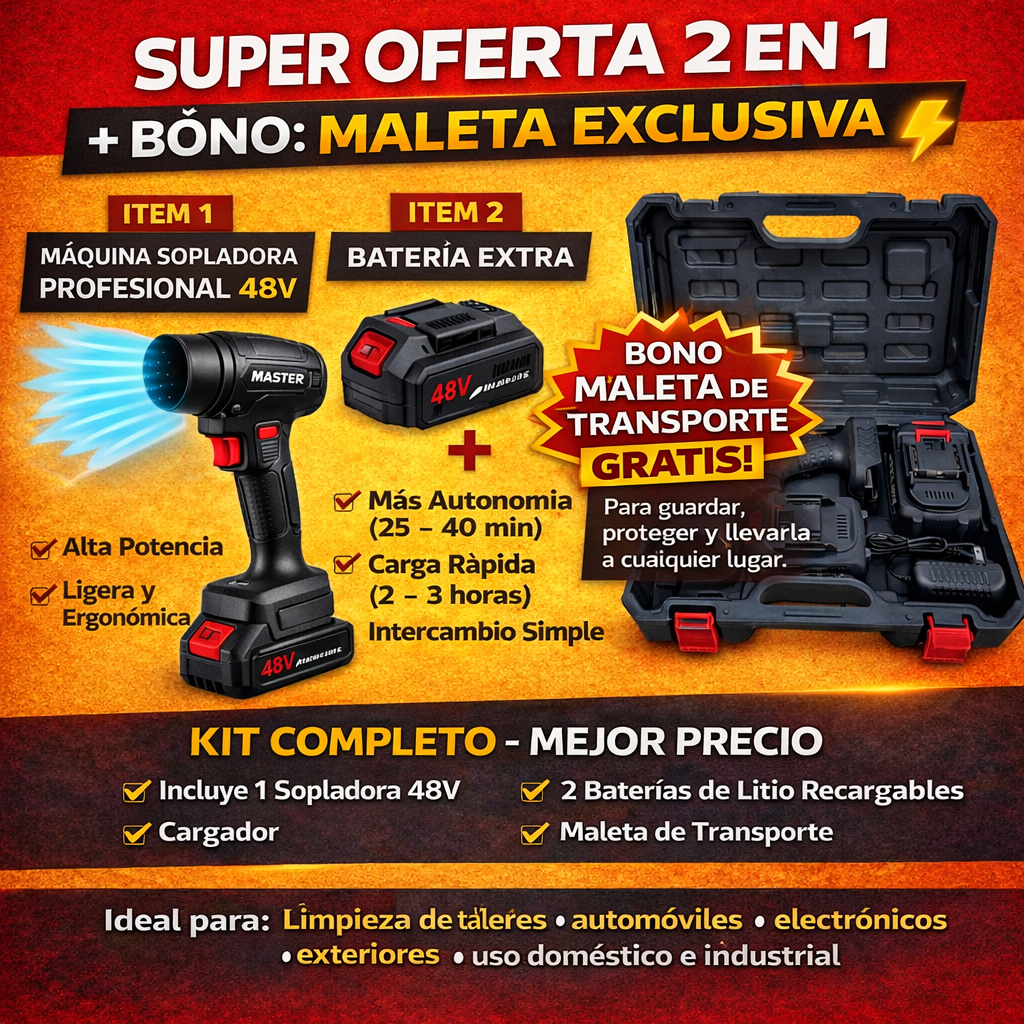 Sopladora Profesional Multipropósito